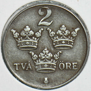 Sweden 1946 2 Ore 152857 combine shipping