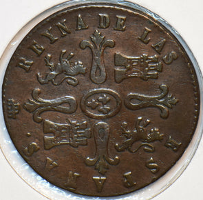 Spain 1842 8 Maravedis 294854 combine shipping