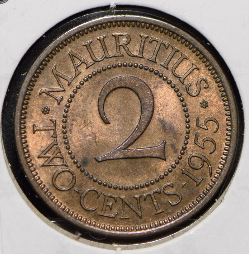 Mauritius 1955 2 Cents  150015 combine shipping
