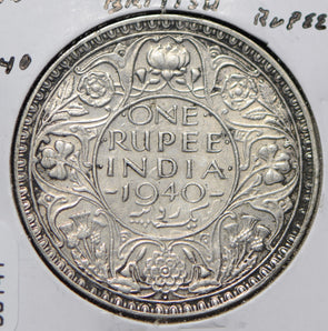 British India 1940 Rupee  150141 combine shipping