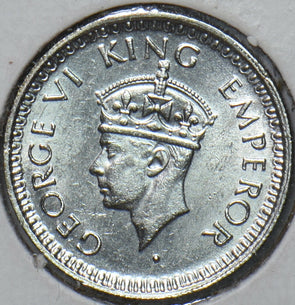 British India 1944 L 1/4 Rupee 194497 combine shipping