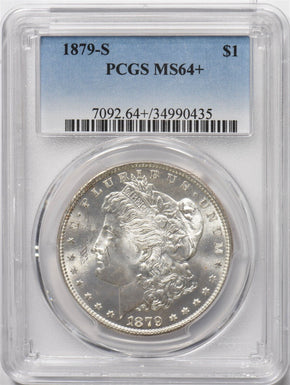 1879-S Morgan Dollar Silver PCGS MS64+ PC1666