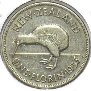 New Zealand 1933 Florin Kiwi animal George V 150549 combine shipping