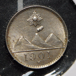 Guatemala 1901 1/4 Real  291891 combine shipping
