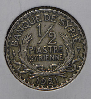 Syria 1921 1/2 Piastre  291971 combine shipping
