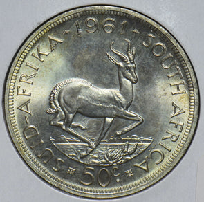 South Africa 1961 50 Cents Deer animal 292454 combine shipping
