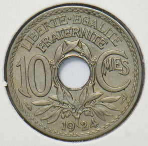 France 1924 10 Centimes 900132 combine shipping