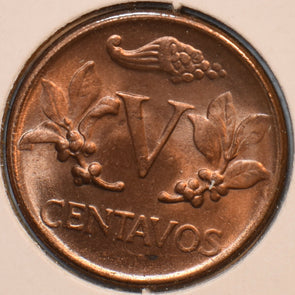 Colombia 1960 5 Centavos 196160 combine shipping
