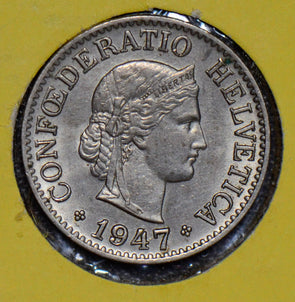 Switzerland 1947 10 Rappen UNC 190343 combine shipping