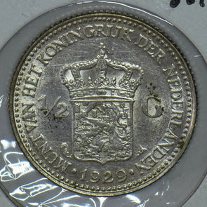 Netherlands 1929 1/2 Gulden Lion animal 291331 combine shipping