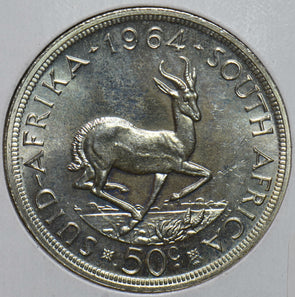 South Africa 1964 50 Cents Deer animal 292476 combine shipping