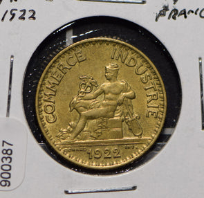 France 1922 Franc  900387 combine shipping