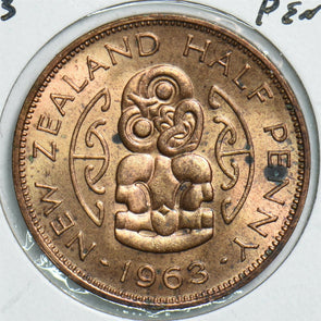 New Zealand 1963 1/2 Penny 198139 combine shipping