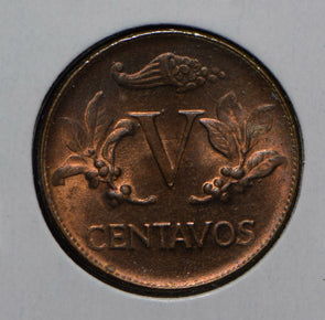 Colombia 1958 5 Centavos  290312 combine shipping