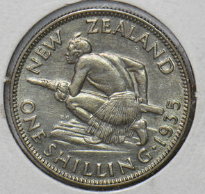 New Zealand 1935 Shilling 490120 combine shipping
