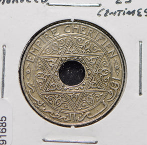Morocco 1921 ~24 25 Centimes  191685 combine shipping
