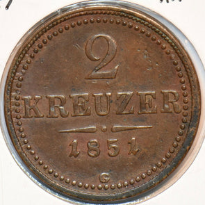 Austria 1851 G 2 Kreuzer 151209 combine shipping
