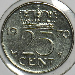 Netherlands 1970 25 Cents 903685 combine shipping