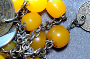 Turkey 1800 ~1949 vintage amber bakelite BU0235 combine shipping