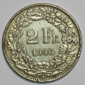 Switzerland 1940 2 Francs 197391 combine shipping