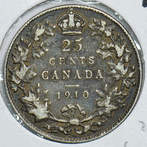 Canada 1910 25 Cents 198187 combine shipping