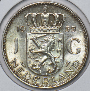 Netherlands 1955 Gulden 240161 combine shipping
