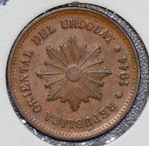 Uruguay 1944 5 Centesimos UNC 190506 combine shipping