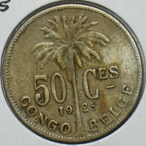 Belgium Congo 1925 50 Centimes 151971 combine shipping