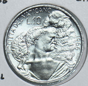 Vatican 1966 10 Lire 299104 combine shipping