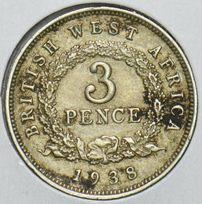British West Africa 1938 3 Pence 196774 combine shipping