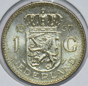 Netherlands 1967 Gulden Lion animal 292431 combine shipping
