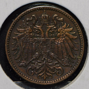 Austria 1903 2 Heller Eagle animal  901162 combine shipping
