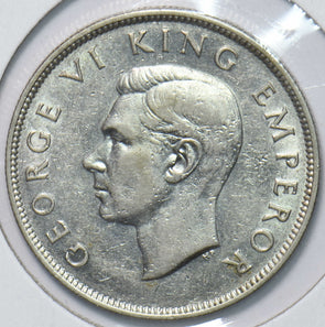 New Zealand 1942 1/2 Crown Ram animal George VI 292913 combine shipping