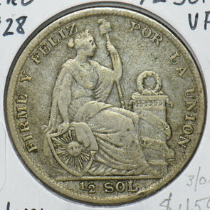 Peru 1928 1/2 Sol 295713 combine shipping