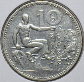 Czechoslovakia 1932 10 Korun 150399 combine shipping