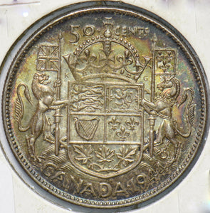 Canada 1944 50 Cents Lion animal Horse Georgivs VI 293331 combine shipping