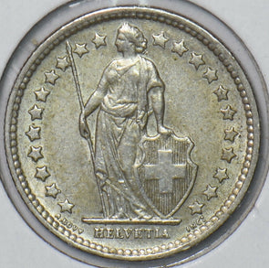 Switzerland 1957 1/2 Franc 151237 combine shipping