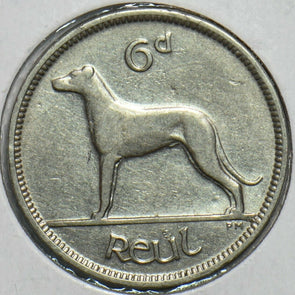 Ireland 1928 6 Pence Irish wolfhound animal 197208 combine shipping