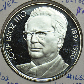 Yugoslavia 1980 1000 Dinara Proof Silver 491358 combine shipping