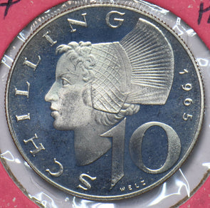 Austria 1964 10 Schilling proof 292799 combine shipping