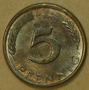 Germany 1973 5 Pfennig 191975 combine shipping