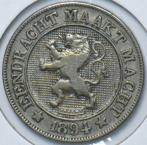 Belgium 1894 10 Centimes Lion animal 193257 combine shipping