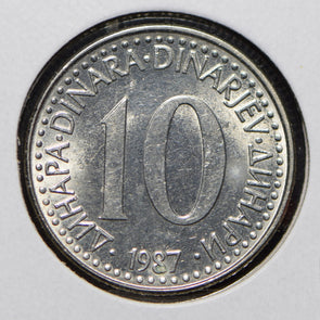 Yugoslavia 1987 10 Dinara  901046 combine shipping