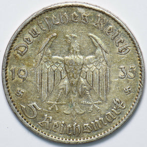 Germany 1935 5 Mark Eagle animal 240151 combine shipping