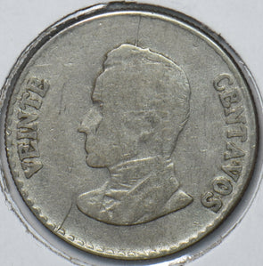 Colombia 1953 20 Centavos Eagle animal 150664 combine shipping