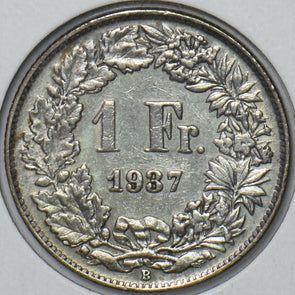 Switzerland 1937 Franc 150968 combine shipping