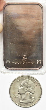 Canada 1990 's 1oz troy silver bar Cancer National Co zodiac series BU0689 combi