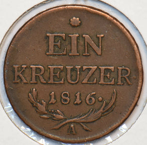 Austria 1816 Kreuzer Eagle animal 195194 combine shipping