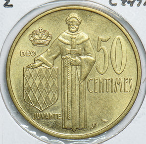 Monaco 1962 50 Centimes 241044 combine shipping