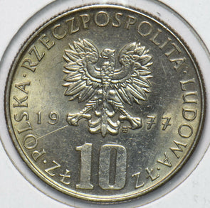 Poland 1977 10 Zlotych Imperial eagle animal  901929 combine shipping